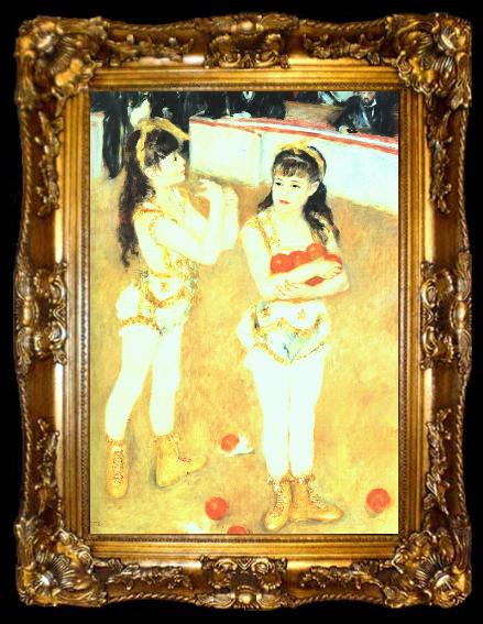 framed  Pierre Renoir Jugglers at the Cirque Fernando, ta009-2